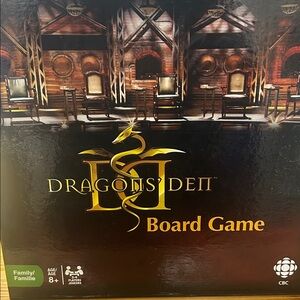 Dragons' Den Strategy Board Game - Black and Gold